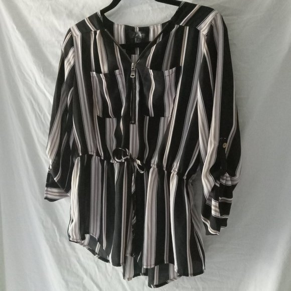 Women's L J is for Justify Striped Shirt - Picture 3 of 16